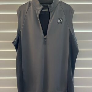 Pebble Beach Gray Sleeveless Vest